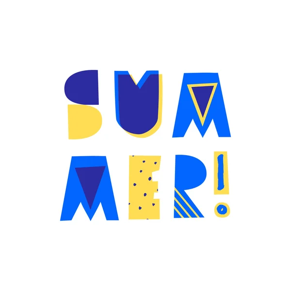 Sommar affisch design — Stock vektor