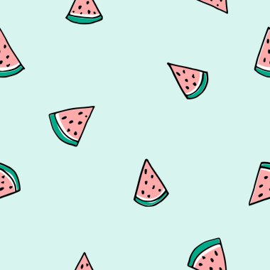 Dikişsiz karpuz desen