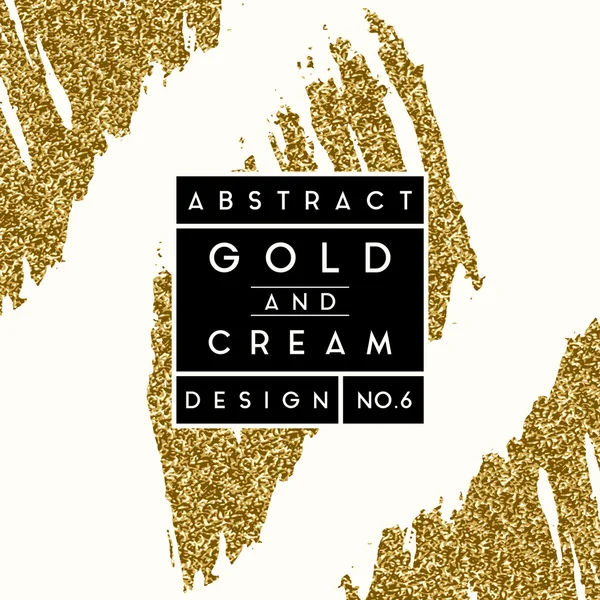 Abstract Gold Glitter Design — Stock Vector