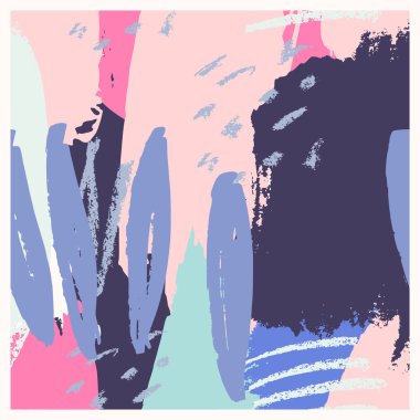 el çekilmiş soyut tasarım