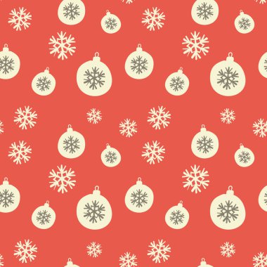 Dikişsiz retro Noel arka plan