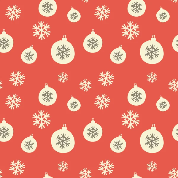 Fondo de Navidad retro sin costuras — Archivo Imágenes Vectoriales