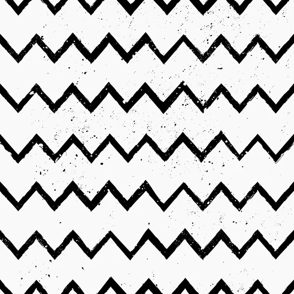 Hand Drawn Chevron Seamless Pattern — Stock Vector