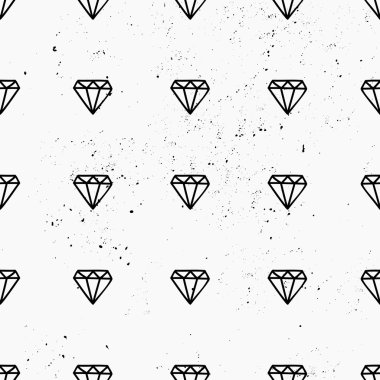 Elle çizilmiş elmas Seamless Modeli