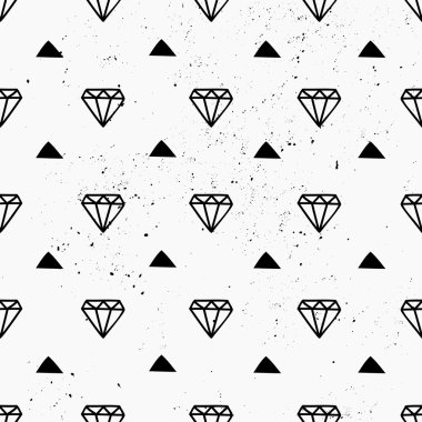 El çizimi soyut ve pürüzsüz desen