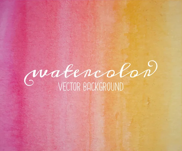 Hand Drawn Watercolor Background — Stock Vector