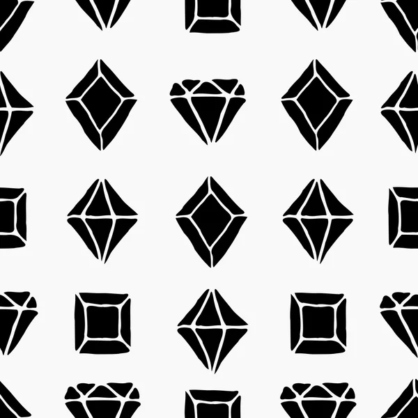 Formes de diamant motif sans couture — Image vectorielle