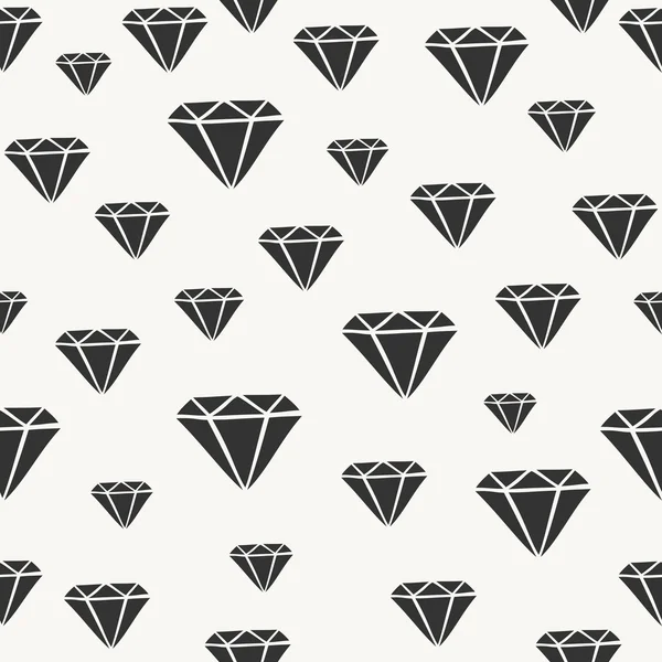 Diamond Shapes Seamless Pattern — Stock Vector