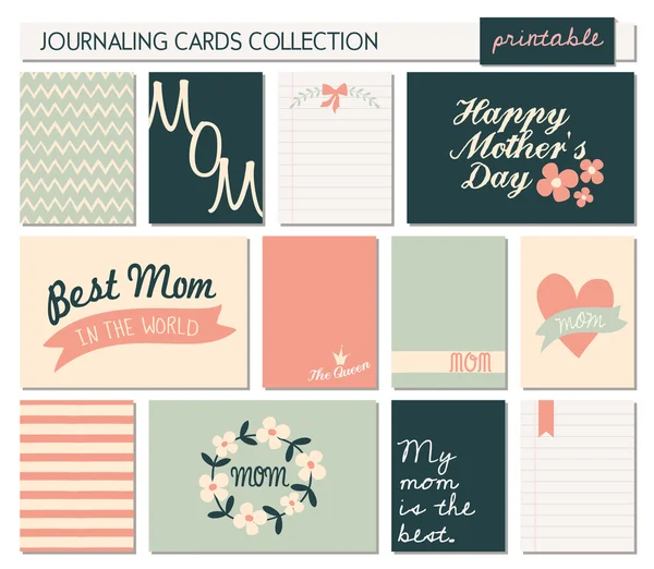 Greeting Card Templates Collection — Stock Vector