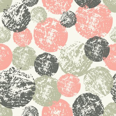 soyut yuvarlak şekiller seamless modeli