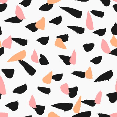 fırça konturları seamless modeli