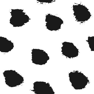 fırça konturları seamless modeli