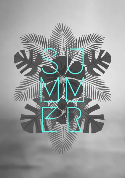 Style géométrique Summer Design — Image vectorielle