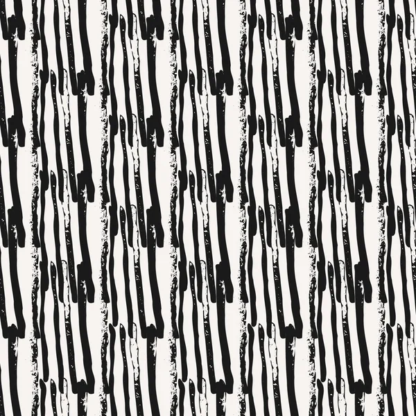 Handgetekend abstract naadloos patroon — Stockvector