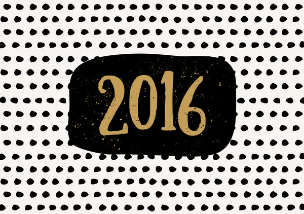 Modèle de carte de vœux 2016 — Image vectorielle