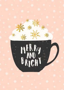 Merry and Bright Christmas Greeting Card