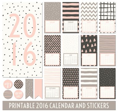 2016 Printable Calendar