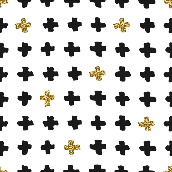 Cross Shapes Seamless Pattern — 스톡 벡터