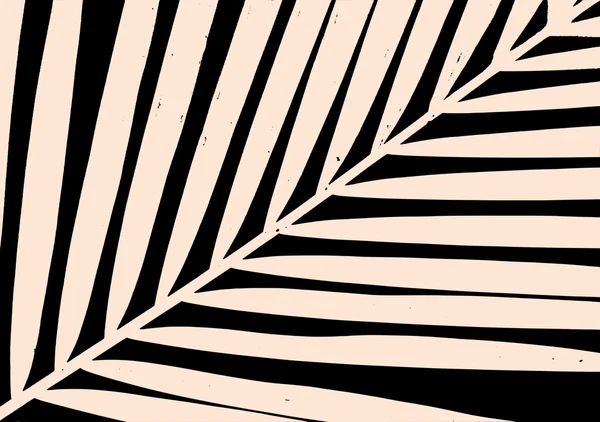 Palm Leaf Poster Design — Stock Vector