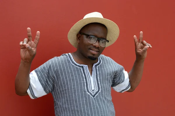 Black cool guy — Stock Photo, Image