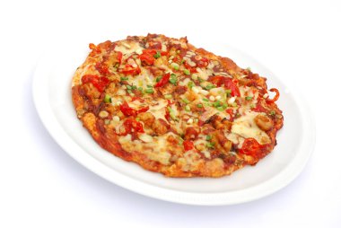 İtalyan tavuk pizza