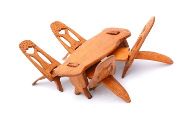 ahşap masa sandalye