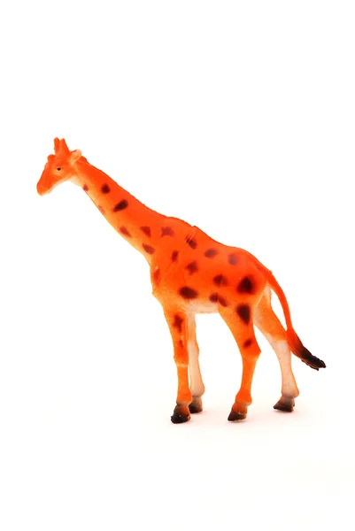 Giocattolo giraffa arancione — Foto Stock