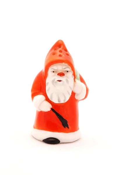 Santa Claus salt shakers — Stockfoto