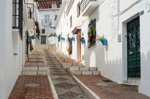 Strada stretta di Mijas — Foto Stock