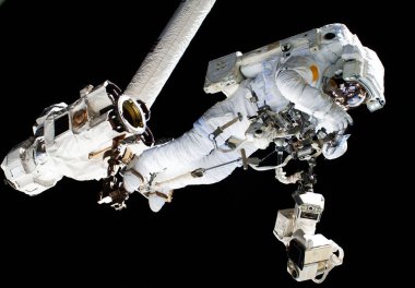 NASA astronotları uzayda - arka plan şablonu, NASA tarafından desteklenen bu resmin elementleri