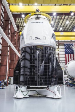 Roket istasyon arka plan şablonunda. Bu görüntünün unsurları Nasa tarafından desteklenmektedir