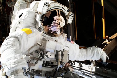 NASA astronotları uzayda - 21 Aralık 2013.arkaplan şablonu - Nasa tarafından desteklenen bu resmin elementleri