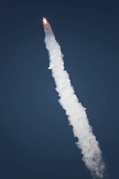 Wolke Rauch Rakete Hintergrund Vorlage Elemente Dieses Bildes Von Nasa — Stockfoto