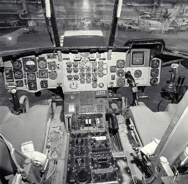 Nasa 737 Painel Controle Modelo Cockpit Background Elementos Desta Imagem — Fotografia de Stock