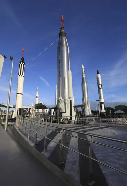 Launch Vehicles Used Nasa Its History Exploring Space Displayed Rocket — Stock Photo, Image