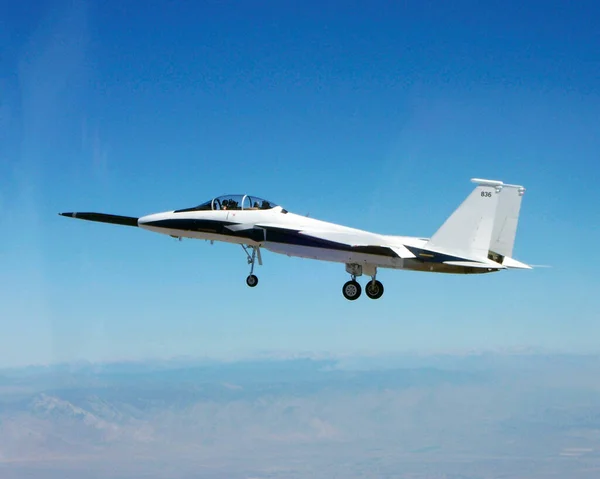 15B Testflugzeuge Flug Während Des Ersten Evaluierungsfluges Des Gemeinsamen Nasa — Stockfoto