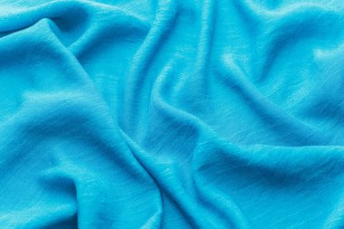 Parlak mavi dikişsiz tekstil arkaplanı kapat