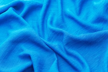 Parlak mavi dikişsiz tekstil arkaplanı kapat