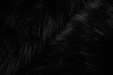 Bu zarif siyah kürk kadife gibi, davetkar bir yüzey sunuyor, rahat arka planlar ve lüks tasarımlar için mükemmel..