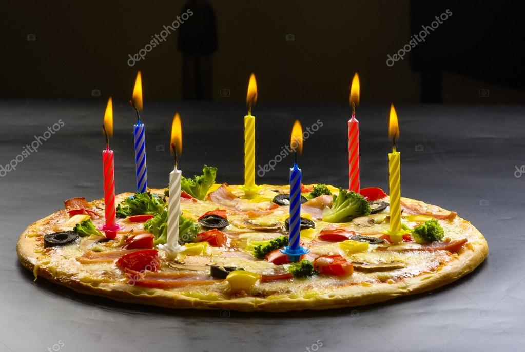 Pizza Creative With Candles Stock Photo By C Wingedbull Pizza Creative With Candles Stock Photo By C Wingedbull