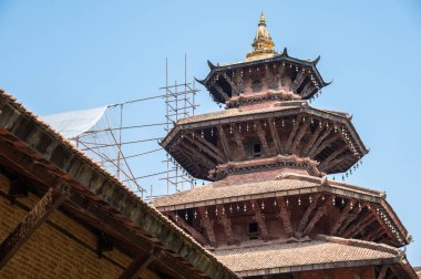 Patan Durbar Meydanı, Nepal 'deki Patan kraliyet sarayının güzel mimarisi..