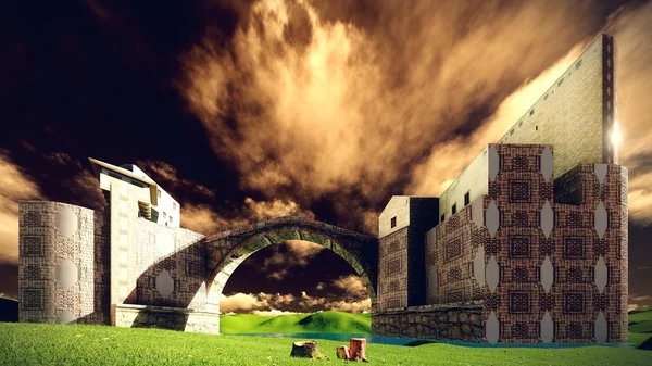 Zamek Maurów — Zdjęcie stockowe