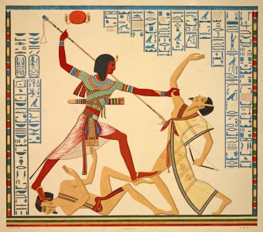 Ebu Simbel Tapınağı - Mısır hiyeroglif Resim Sergisi