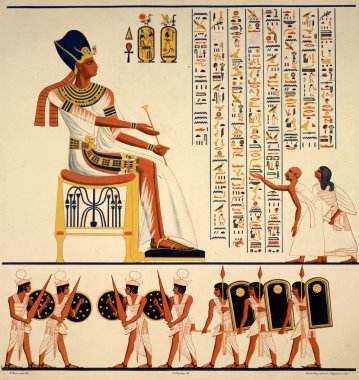 Ebu Simbel Tapınağı - Mısır hiyeroglif Resim Sergisi