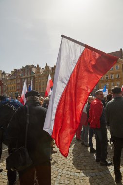 Wroclaw bölgesindeki protesto demokrasi savunma destekçileri Komitesi