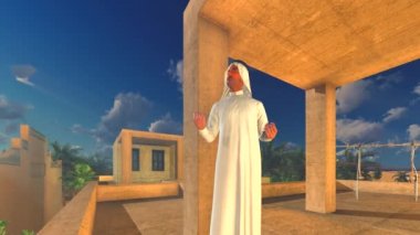 Arabistan şehrinde geleneksel mimari