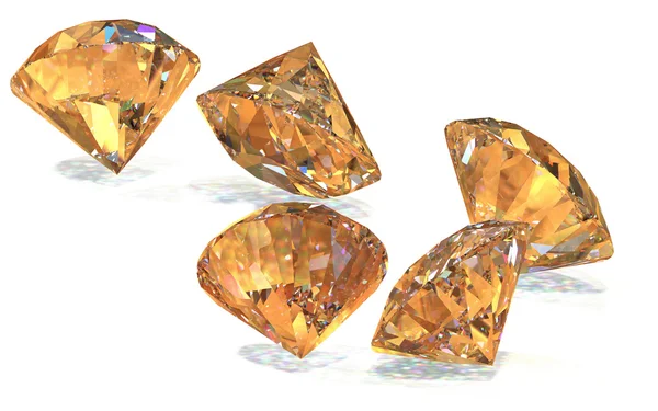 Great diamonds 3d rendering — Stock Photo, Image