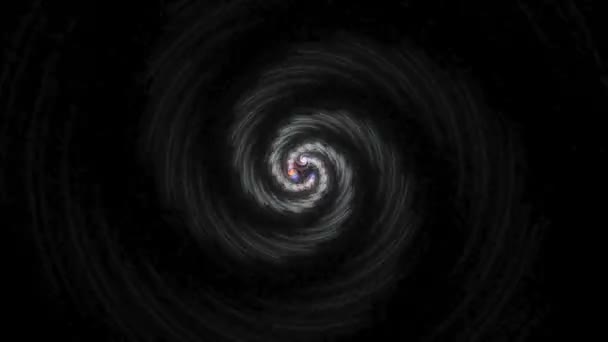 Estrella espiral vórtices magnéticos — Vídeo de stock