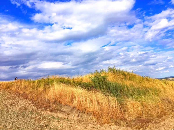 Extrém panorámás táj Sudety tartományban, Lengyelország — Stock Fotó