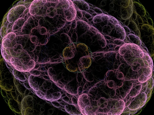 Бактерии фоновый рендер — стоковое фото